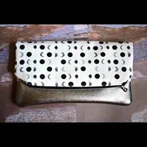 Moon Phase Foldover clutch